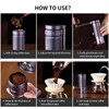Manual Coffee Grinder with Foldable Handle, Conical Burr Coffee Grinder
