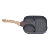 Egg Frying Pan Heat Sensitive Silicone Aluminium Pancake Frying Pan