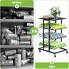smusei Water Bottle Organizer 3 Tier Free Standing Water Bottle