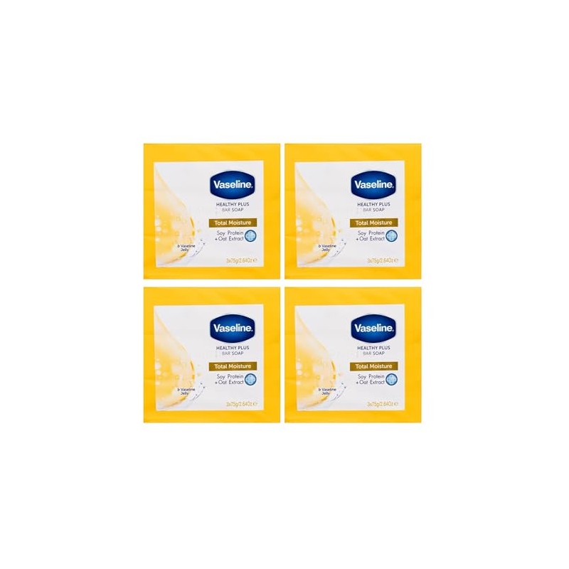 Vaseline Healty Plus Total Moisture Soap 12 x 75g |