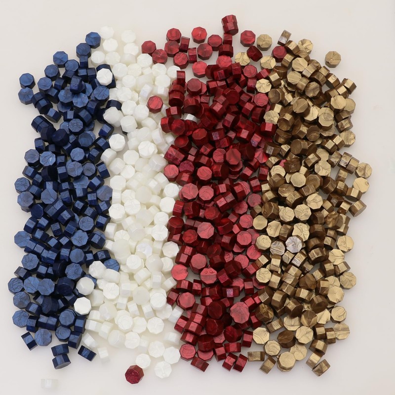 300Pcs Wax Seal Beads Set with Non-Slip Melt Spoon and