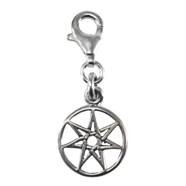 Sterling Silver Septagram Fairy Star Charm