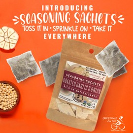 Gwennie on the GO – Seasoning Sachets | Variety Pack | Certified Organic Gluten- Free | Resealable Pouch | Seasoning Mix Packets for Soups & Sauces | 5 Biodegradable Sachets | 2oz
