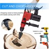 4 Piece Set Firewood Drill Bits Wood Splitter Wood Splitter