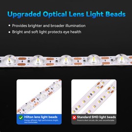 ENOMAKER A1 Mini LED Light Strip for Bambu Lab A1 Mini 3D Printer, Upgrade Hilton Lens Beads for Brighter, Broader Illumination, Soft Light Protects Eyes, Energy-Efficient LED Bar