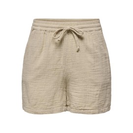 ONLY Female Shorts Normal Cut Shorts, Oxford Tan, L