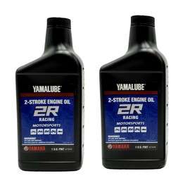 Yamaha YZ 125/125 X (1999-2024) all Models 2-Stroke Engine Oil Mix Yamalube Part# LUB-2STRK-R1-24 - 2 Pint Makes 10 Gallons
