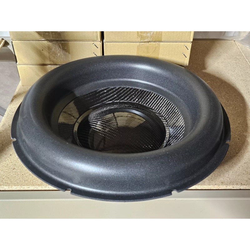 15" Carbon Fiber Subwoofer Cone - Mega Roll - 4"