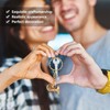 Brass Tuba Key Chain Miniature Golden Musical Instrument Key Chains