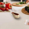 Luxshiny 100ml Gravy Boat, Ceramic Creamer Pitcher Mini Gravy Sauce