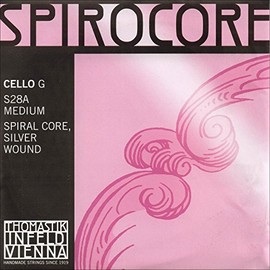 Thomastik-Infeld Spirocore 4/4 Cello G String - Silver/Steel - Medium Gauge