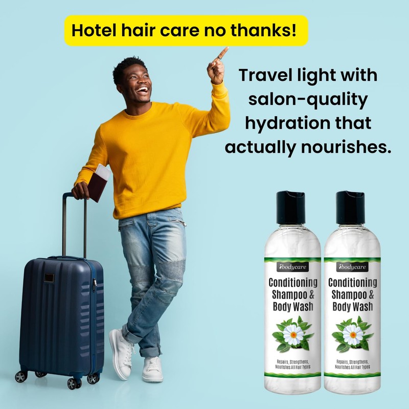 ibodycare Conditioning Shampoo & Body Wash, Sulfate-Free Hair & Body