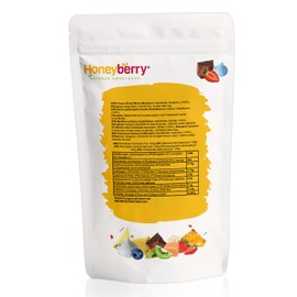Freeze Dried Whole Blueberries 500g – 100% Natural Dehydrated Fruits - Crunchy & Intense Flavour, No Added Sugar - Natural Baking Ingredient & Topping, Snack or Smoothie Ingredient
