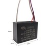 AKZYTUE CBB61 Capacitor 4.5uf+6uf+5uf 350V AC Ceiling Fan 4 Wire