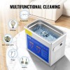 For Electric Digital 40kHz Ultrasonic Cleaner 3L Stainless Steel Heated