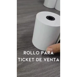 10 Rollos Papel Térmico 80x70 Impresora 80mm Ticket Con Iva Color Blanco INKO