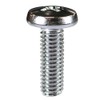 Osato PC-224 Nickel Plated Binding Machine Screws for Plate Mounting, 0.14 inches (3.5 mm) x Length 0.4 inches (10 mm), Pack of 8