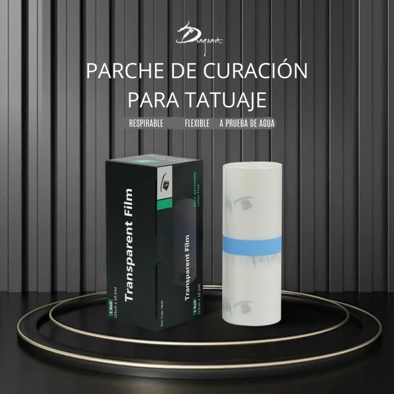 Parche Curación Tattoo Film Protector Tatuaje Rollo 15cmx10m