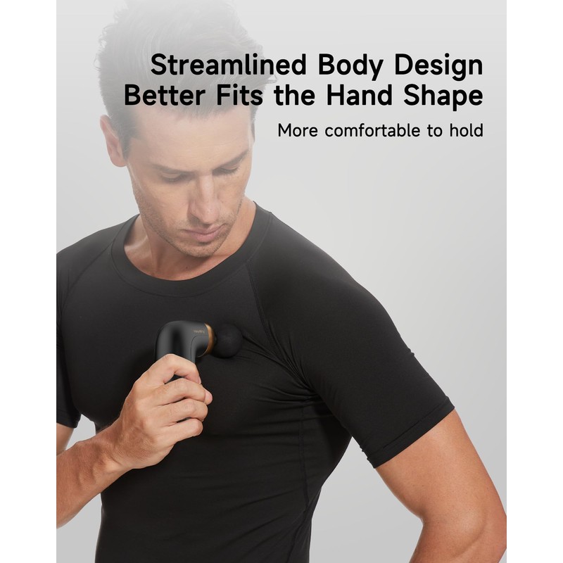 A1 Super Mini Massage Gun, Percussion Deep Tissues Muscle Massager,