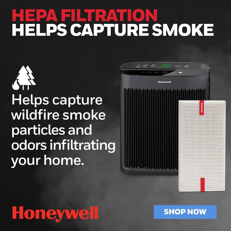 Honeywell HEPA Air Purifier Filter R, 1-Pack for HPA 100/200/300,
