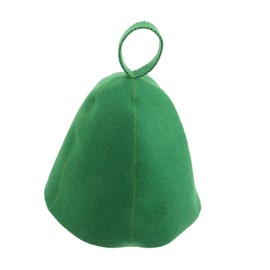 Gatuida Wool Felt Sauna Hat for Men Women Heat Insulation Bath Steam Cap Natural Wool Water Absorption Cap for Home Hotel Public Bathing Protects Hair Scalp