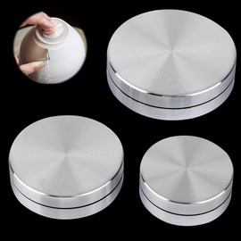 3Pack Ceramic Clay Pottery Throwing Trimming Spinner Tool,Clay Ceramics Rotarying Clay Small Tools Comes with Storage Box,Pottery Trimming Spinner for Trimming,Sculpting(30mm/38mm/45mm)