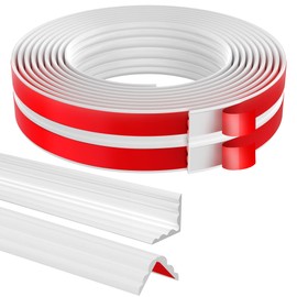 Mavionor Wall Corner Protector Peel and Stick Wall Molding Trim Flexible Corner Guard Edge Protector Inside & Outside Corner Guard Strip for Wall Edge Ceiling Countertop