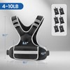 Adjustable Weighted Vest Woman 4-10lb/12-18lb/20-32lb Weighted Vest Men with 6