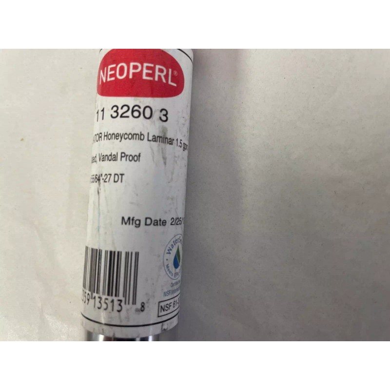 NEOPERL Aerator PCA Perlator 15/16 x 55/64-27 1.5 gpm Chrome