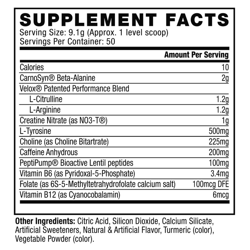 C4 Original Pre-Entreno, Sabor Naranja, 50 Porciones, 455g, con Beta-Alanina