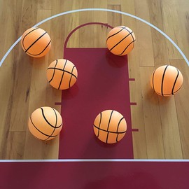 TigerTail Sports Recreational-Quality (1-Star, 40mm) Ping Pong Balls (Basketball, 24-Pack)