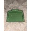 Chandler Vintage Soap Dish Holder Porcelain Wall Mount Jadeite Green