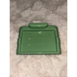Chandler Vintage Soap Dish Holder Porcelain Wall Mount Jadeite Green Seafoam