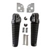 TCT-MT Black Rear FootPegs Footrest Bracket Set Fits for Suzuki