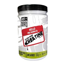 Antihuman Series Ultra Pure Creatine  Monohidrato de Creatina Creapure Pura Micronizada  Suplemento Alimenticio sin Sabor  Aporte Nutricional para... 