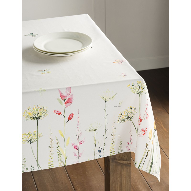 Maison d'Hermine Tablecloth, 100% Cotton, 160 cm x 220 cm,