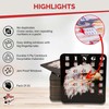 MR CHIPS Jam-Proof Fingertip Bingo Cards with Sliding Windows 25