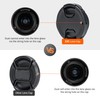 JJC 49mm Front Lens Cap Cover + Elastic Anti-Loss Cap