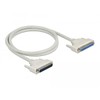 Delock D-Sub 37 Male to Female Serial Cable 1m