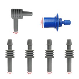 6 Types Replacement Blood Pressure Cuff Connectors Adapter, Blood Pressure Monitor Wrist Cuff Monitors, Blood Pressure Replacement Cuff Compatible with Almost All Bp Monitors