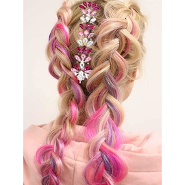 Wosois Crystal Face Stickers Tears Rhinestone Self-Adhesive Hair Stickers Music Festival Revelry for Women and Girls