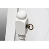 Legacy Decor Swivel Full Length Floor Wood Cheval Floor Mirror