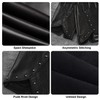FIORETTO Womens Punk Fingerless Leather Gloves for Driving Motorcycle Unlined