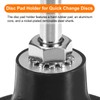 sourcing map 2Pcs 2" Disc Pad Holder Quick Change Discs