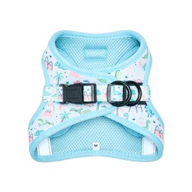 The Wagging Tail No Pull Harness for Small, Medium, Large Dogs, Heavy Duty, Adjustable, Breathable, Soft, Cute, Reflective, Dog Harness, Dog Vest, Pet Harness (Dinosaurs, Medium)