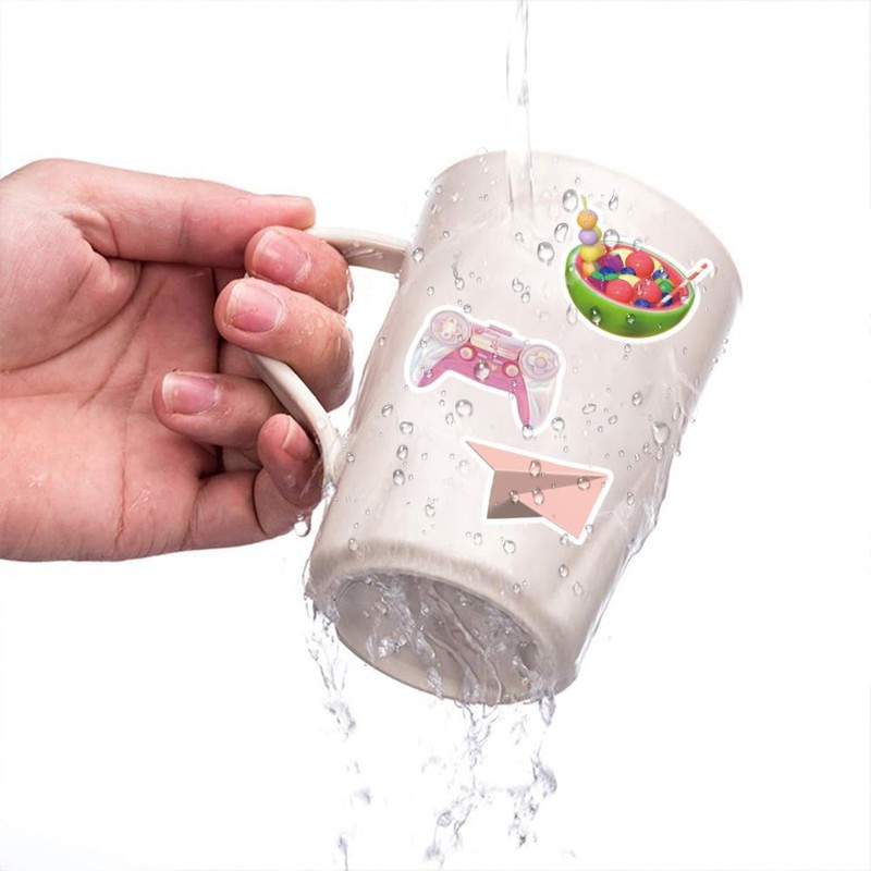 50 Pieces Children's Playground Stickers Car Laptop Phone Guitar Skateboard