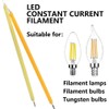 Calsgkspray 10pcs Edison Bulb LED Filament Lamp Parts DC3V DC16V