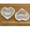 GAF TREASURES Large Selenite Heart Bowl, 5" Selenite Heart Shaped