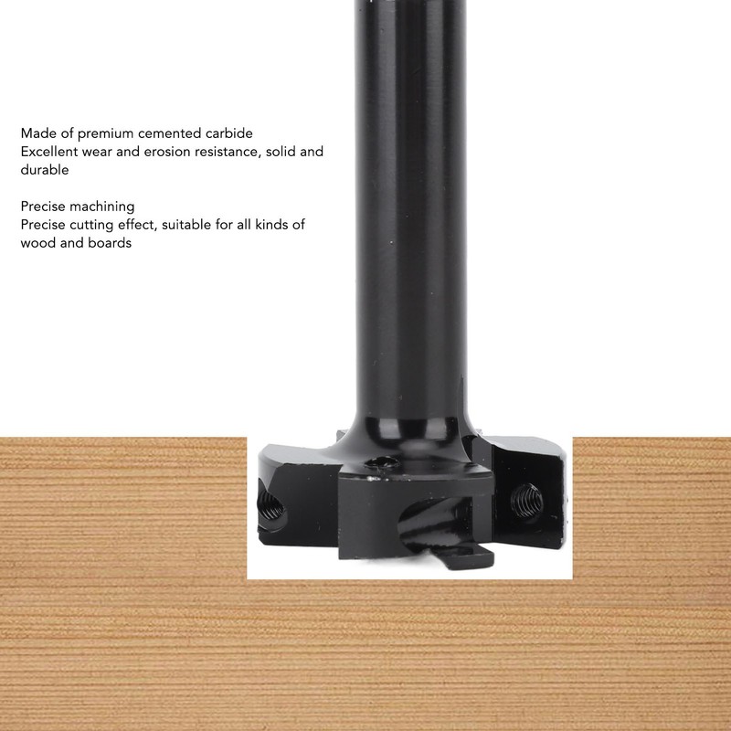 Spoilboard Surfacing Router Bit 4 Blades Cemented Carbide Planer Bit