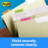 Post-it Tabs, 2 in, Solid, White, 25 Tabs/On-The-Go Dispenser, 2